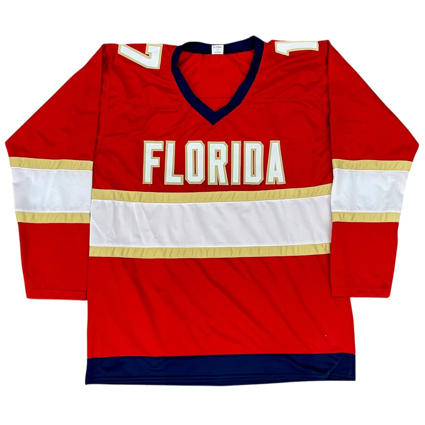 Evan Rodrigues Autographed Florida (Red #17) Custom Hockey Jersey - JSA