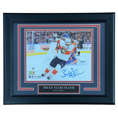 Brad Marchand Autographed Florida Panthers (Stanley Cup Goal) Deluxe Framed 8x10 Photo - JSA