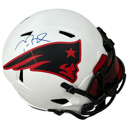 Tom Brady Autographed New England Patriots Riddell Lunar Eclipse Replica Helmet - Fanatics Authentic