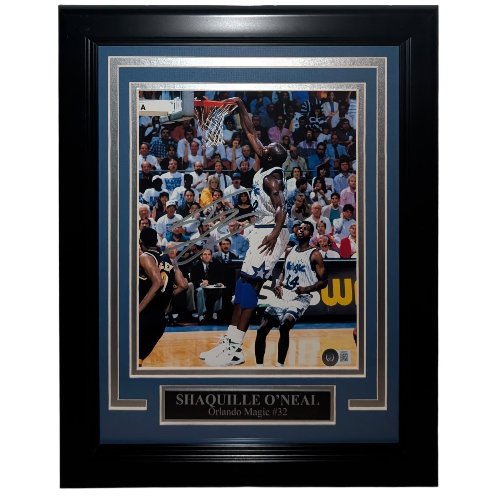 Shaquille O'Neal Autographed Orlando Magic Deluxe Framed 8x10 Photo - Beckett