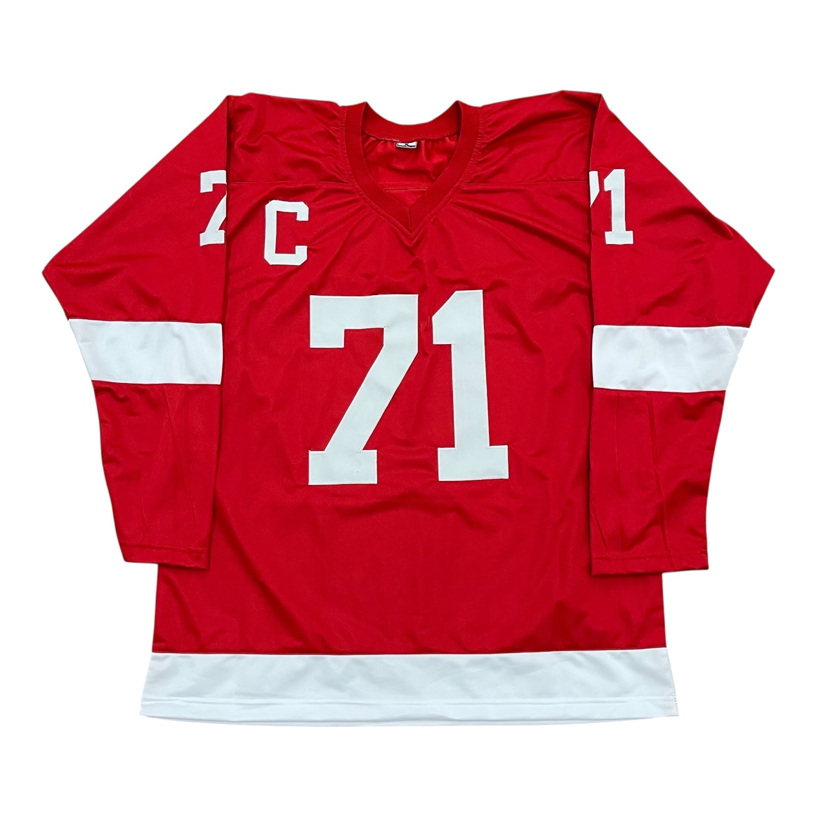 Dylan Larkin Autographed Detroit (Red #71) Custom Jersey - Beckett