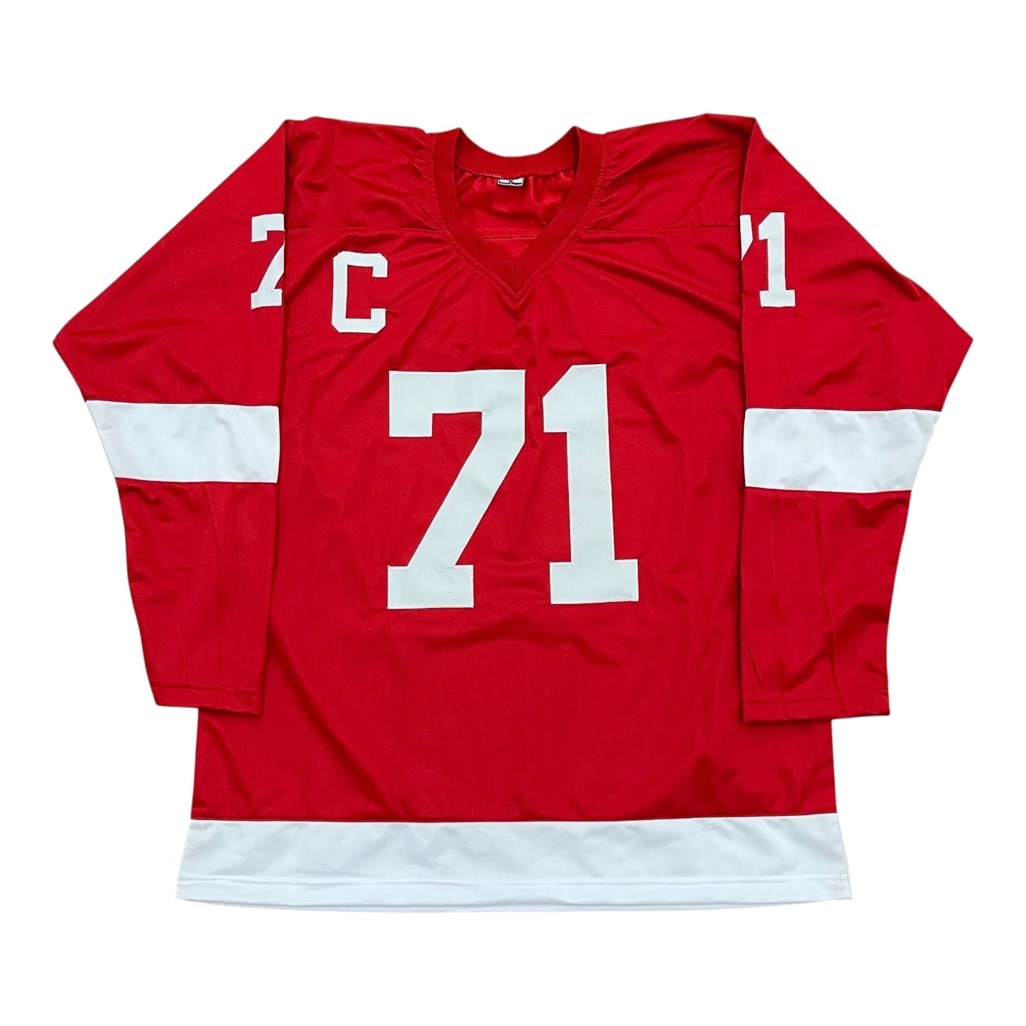 Dylan Larkin Autographed Detroit (Red #71) Custom Jersey - Beckett