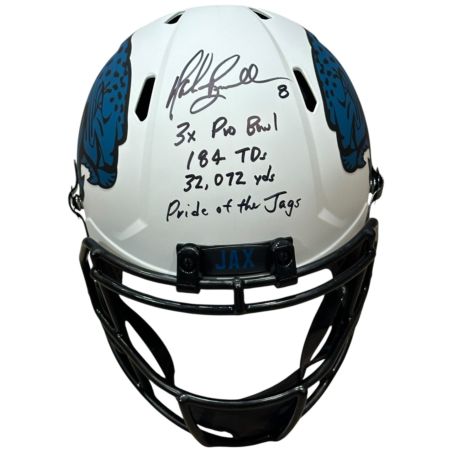 Mark Brunell Autographed Jacksonville Jaguars Multi Inscribed Lunar Full-Size Replica Helmet