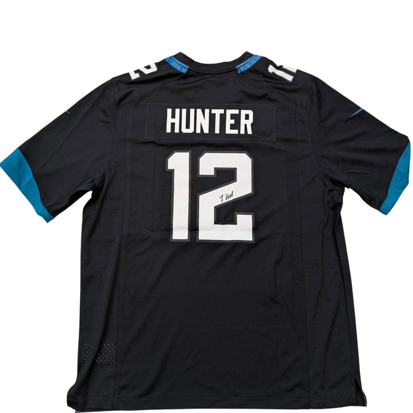 Travis Hunter Autographed Jacksonville Jaguars (Black #12) Nike Jersey - Beckett