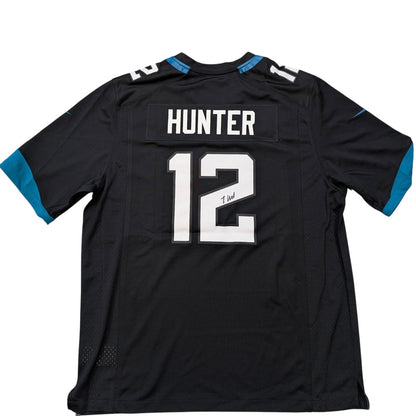 Travis Hunter Autographed Jacksonville Jaguars (Black #12) Nike Jersey - Beckett