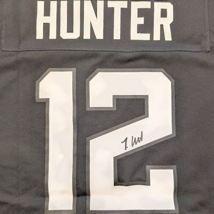 Travis Hunter Autographed Jacksonville Jaguars (Black #12) Nike Jersey - Beckett