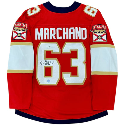 Brad Marchand Autographed Florida Panthers (Red #63) Authentic Breakaway Jersey - JSA