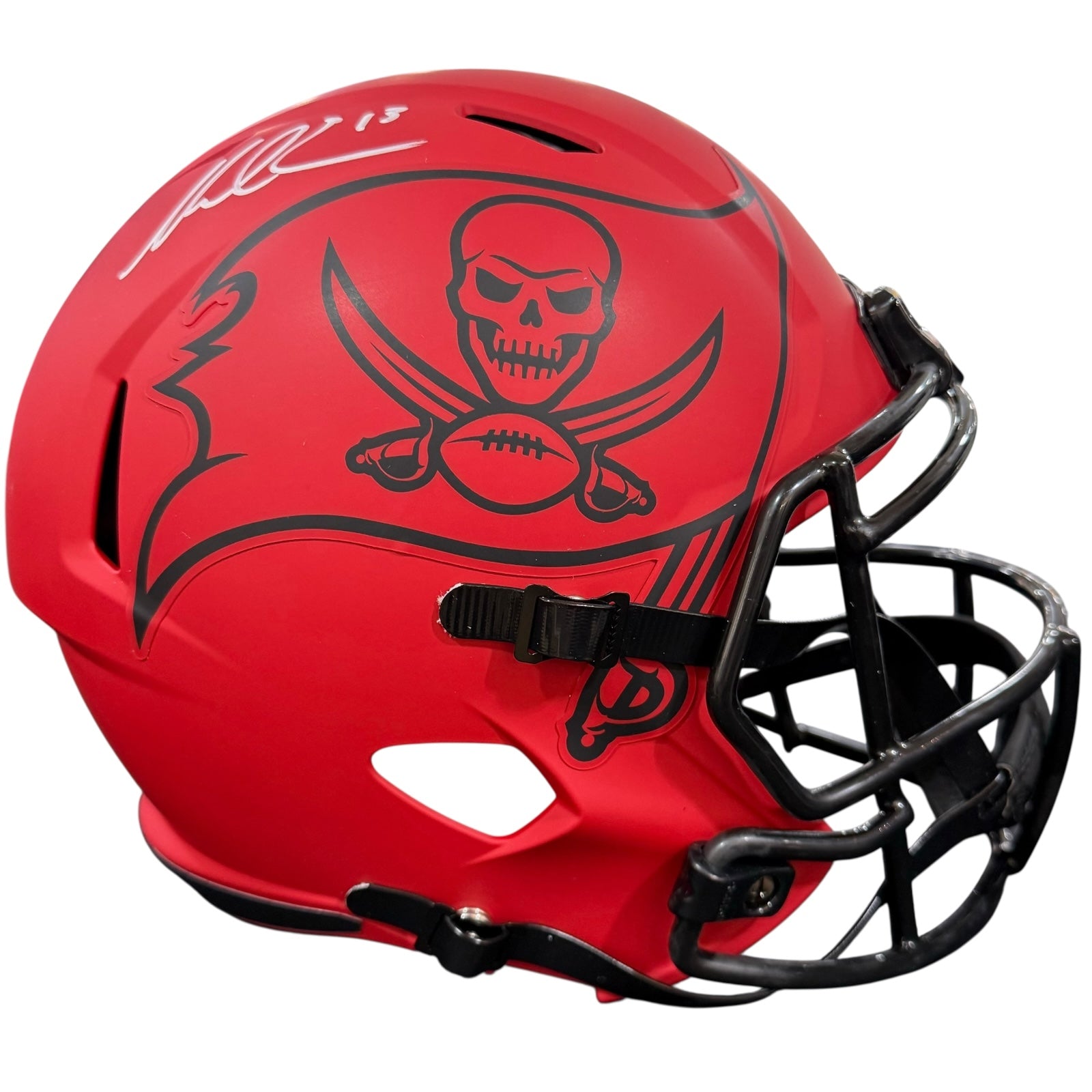 Mike Evans Autographed Tampa Bay Buccaneers RAVE Alternate Full Size Replica Helmet - Beckett