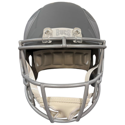 Baker Mayfield Autographed Tampa Bay Buccaneers (SLATE) Deluxe Full-Size Replica Helmet - Beckett