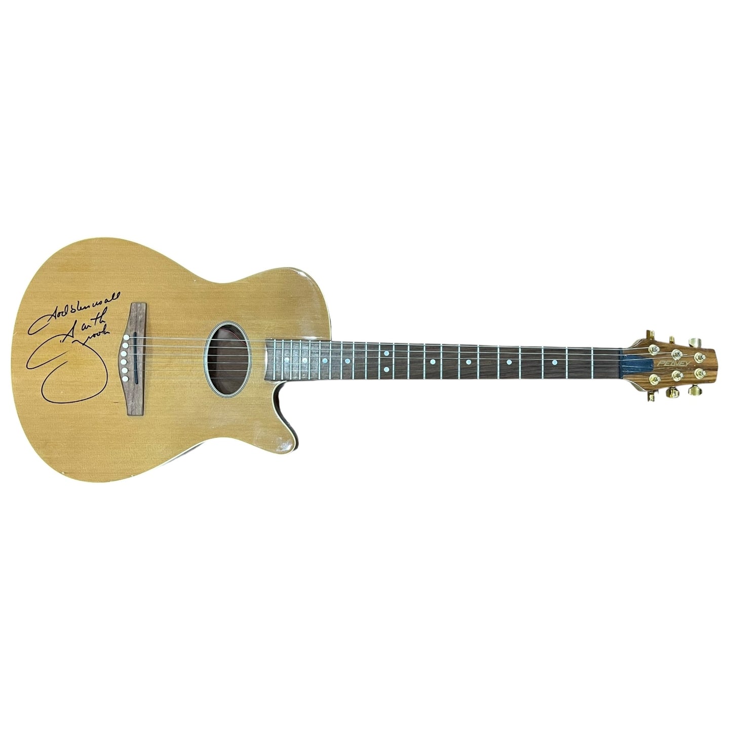 Garth Brooks Autographed Natural Peavey Electric Guitar - JSA