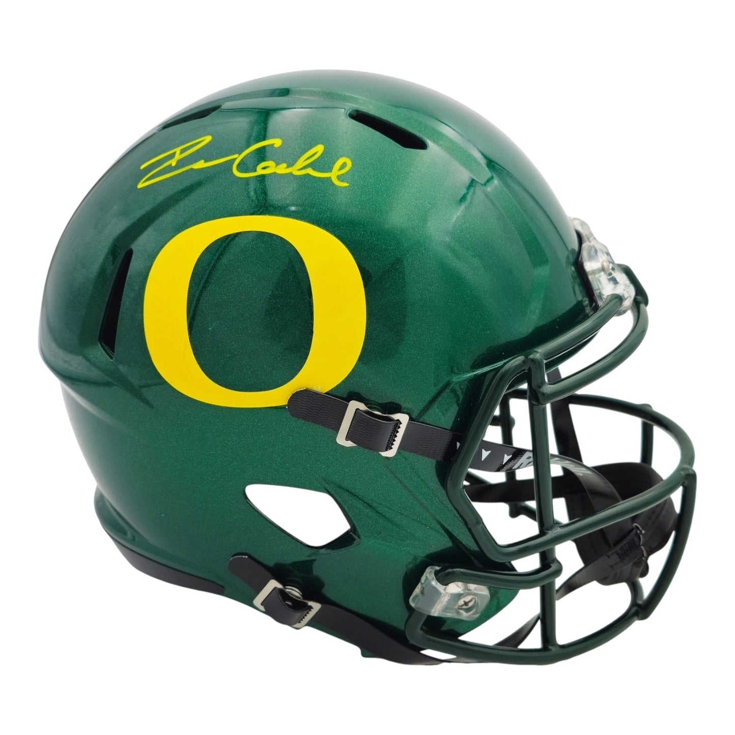 Dillon Gabriel Autographed Oregon Ducks Green Full Size Speed Replica Helmet - Beckett