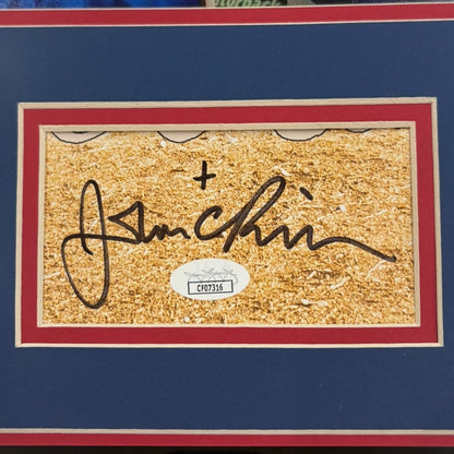 John C. Reilly Autographed Talladega Nights Deluxe Framed Signature Series with 11x14 Photo  - JSA
