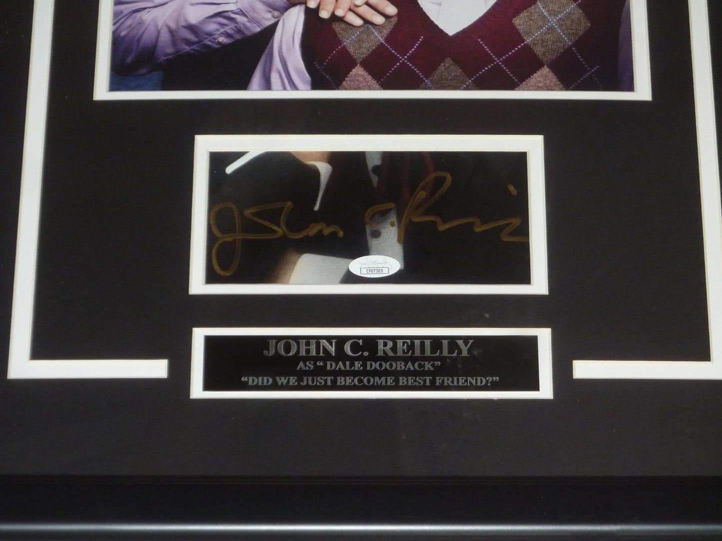 John C. Reilly Autographed Step Brothers Deluxe Framed Signature Series with 11x14 Photo  - JSA