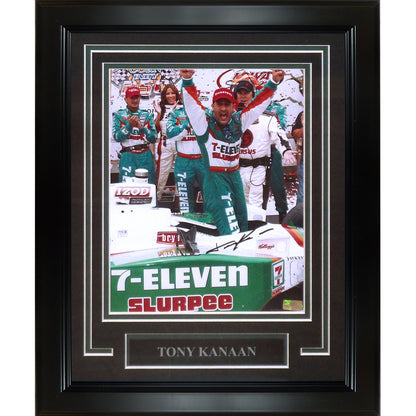 Tony Kanaan Autographed IndyCar Deluxe Framed 8x10 Photo