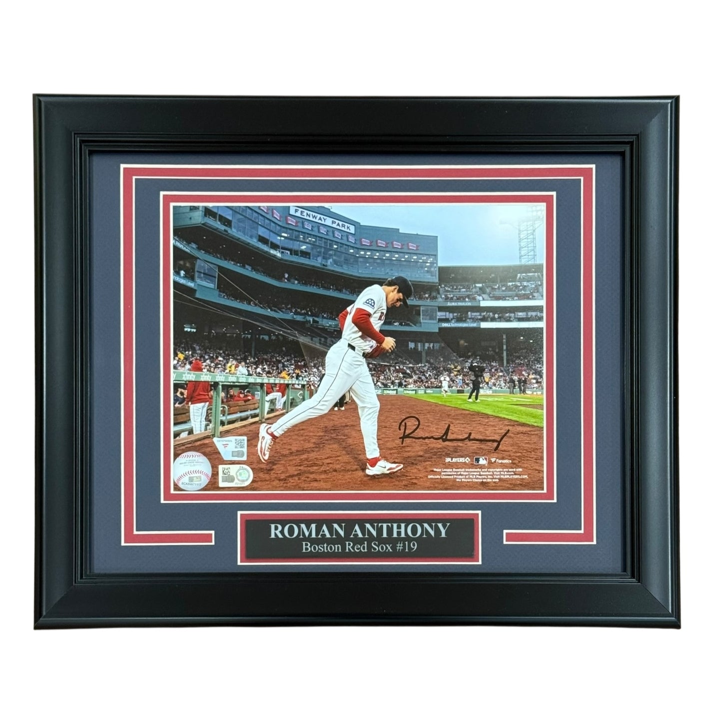 Roman Anthony Autographed Boston Red Sox Deluxe Framed 8x10 Photo - Fanatics
