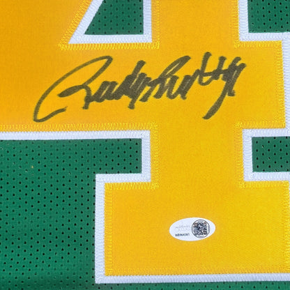 Rudy Ruettiger Autographed Notre Dame (Green #45) Custom Jersey - JSA