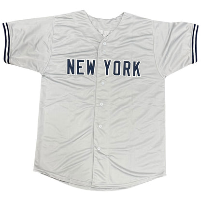 Dwight Gooden Autographed New York (Grey #11) Custom Baseball Jersey - Beckett