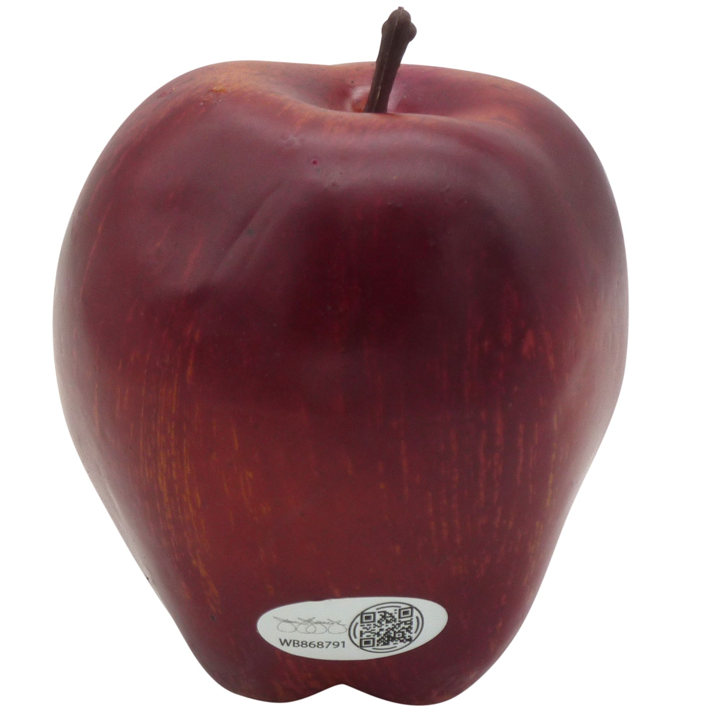 Carlito WWE Autographed Red Plastic Apple - JSA