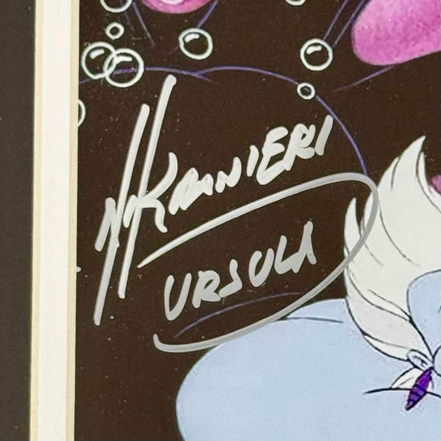 Nik Ranieri Autographed The Little Mermaid Animator Deluxe Framed 8x10 Photo - JSA