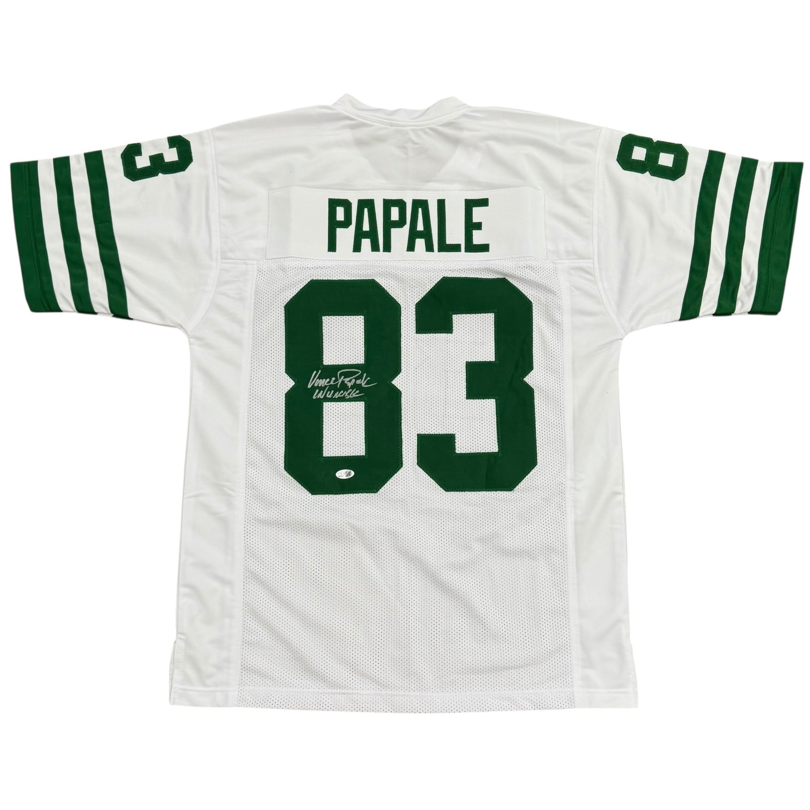Vince Papale Autographed Philadelphia Eagles (White #83) Custom Jersey w/ 