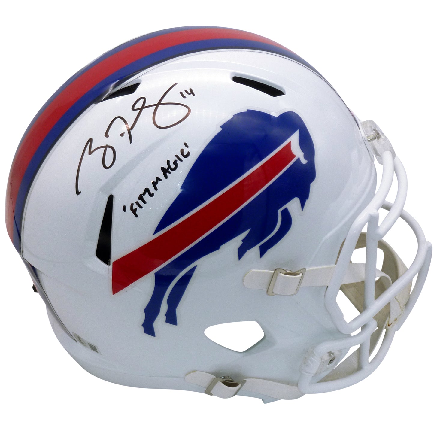 Ryan Fitzpatrick (Fitz Magic) Autographed Buffalo Bills Deluxe Full-Size Replica Helmet - Beckett