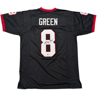 A.J. Green Autographed Georgia Bulldogs (Black #8) Jersey - Beckett