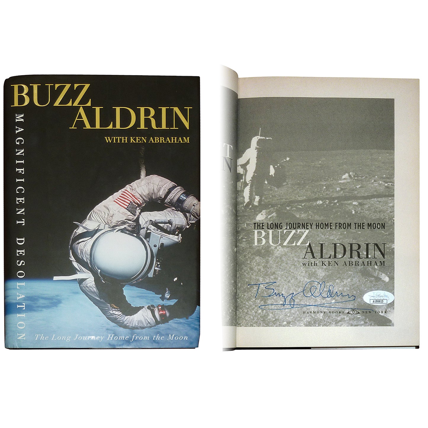 Buzz Aldrin Autographed NASA "Magnificent Desolation" Book - JSA