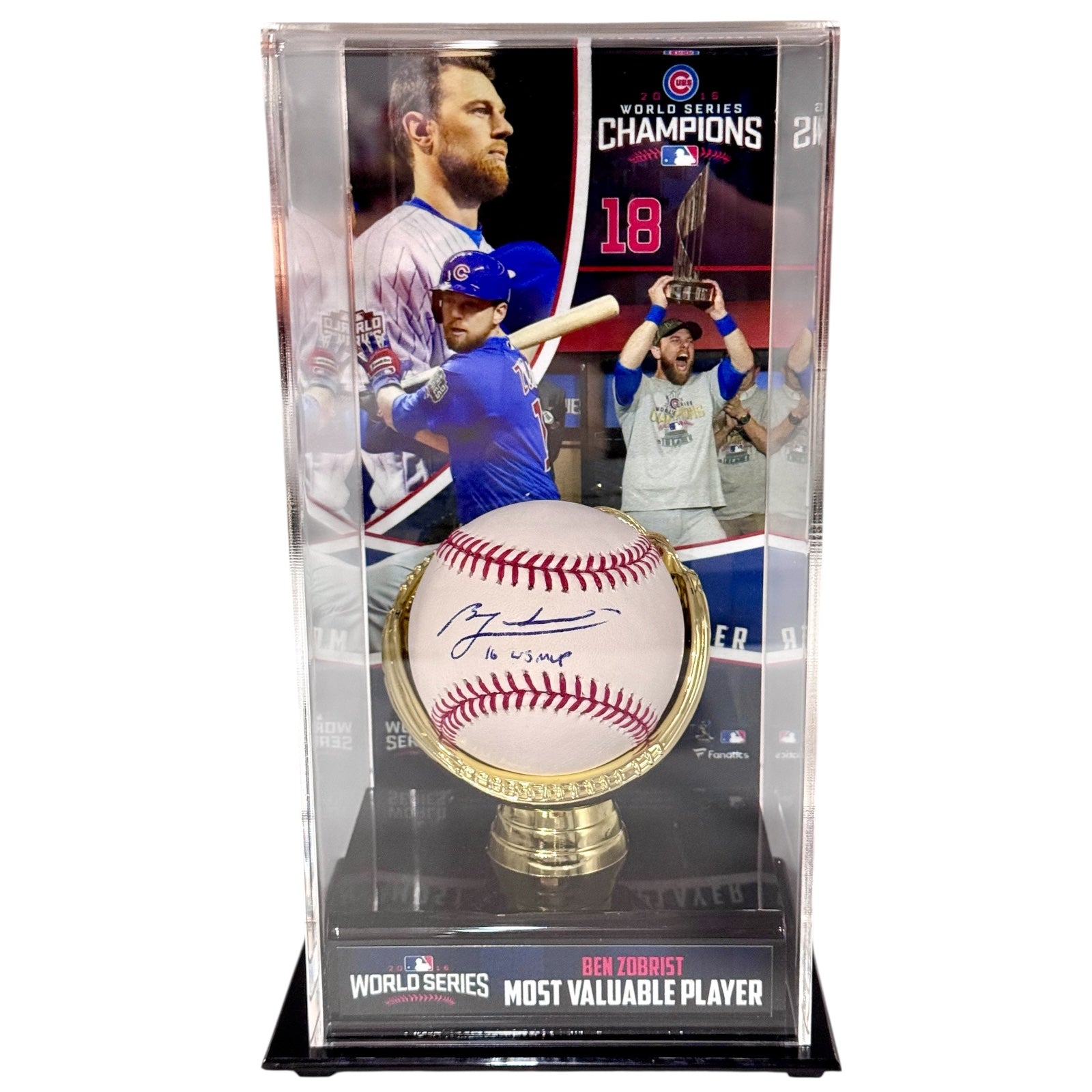 Ben Zobrist Autographed Official MLB Baseball w/ 