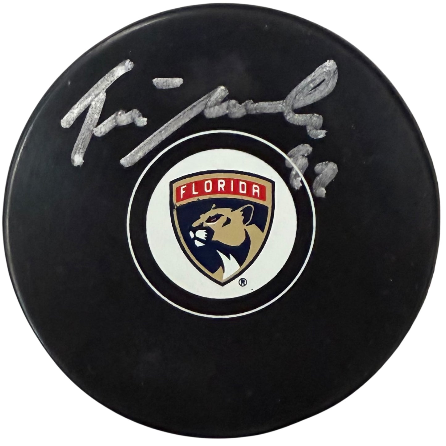 Tomas Nosek Autographed Florida Panthers Hockey Puck - JSA