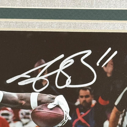 AJ Brown Autographed Philadelphia Eagles Deluxe Framed 8x10 Photo