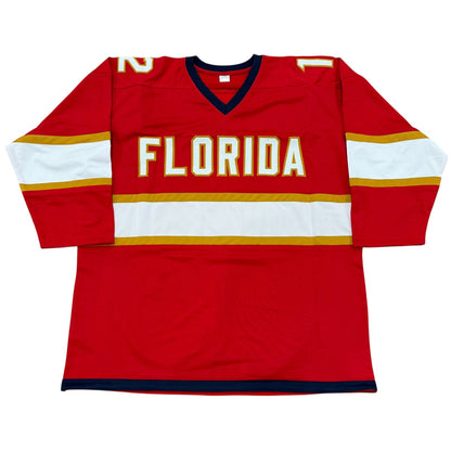 Jonah Gadjovich Autographed Florida (Red #12) Custom Hockey Jersey - JSA