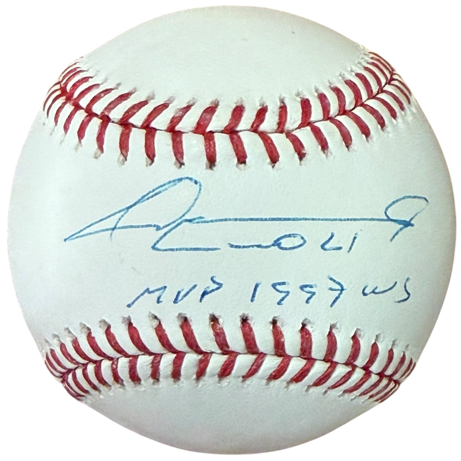 Livan Hernandez Autographed MLB Baseball w/ 