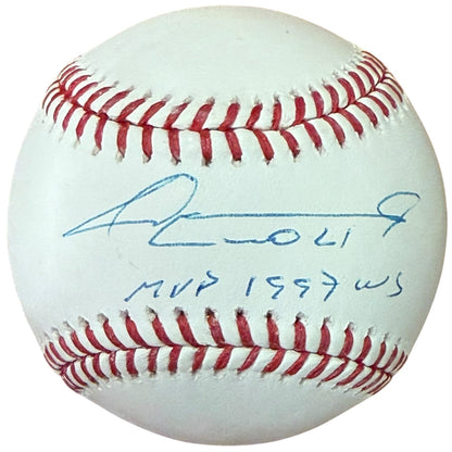 Livan Hernandez Autographed MLB Baseball w/ "MVP 1997 WS" - JSA