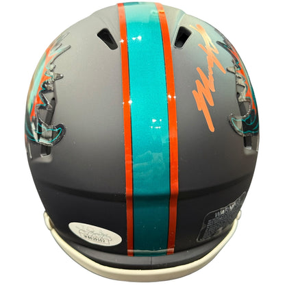 Malik Washington Autographed Miami Dolphins (RIVALRIES Alternate) Mini Helmet - JSA