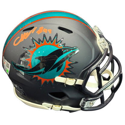 Chop Robinson Autographed Miami Dolphins (RIVALRIES Alternate) Mini Helmet - Fanatics
