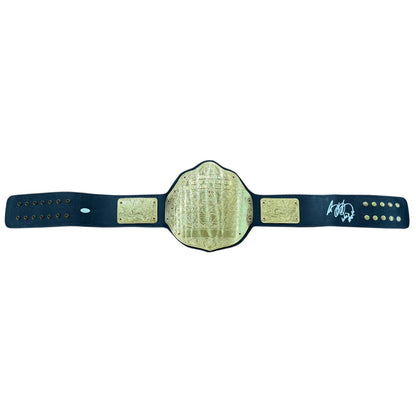 Bill Goldberg Autographed World Heavyweight Wrestling Championship Title Belt w/ "Whos Next" - JSA