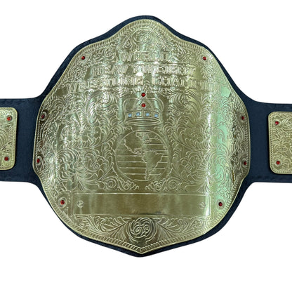 Bill Goldberg Autographed World Heavyweight Wrestling Championship Title Belt w/ "Whos Next" - JSA