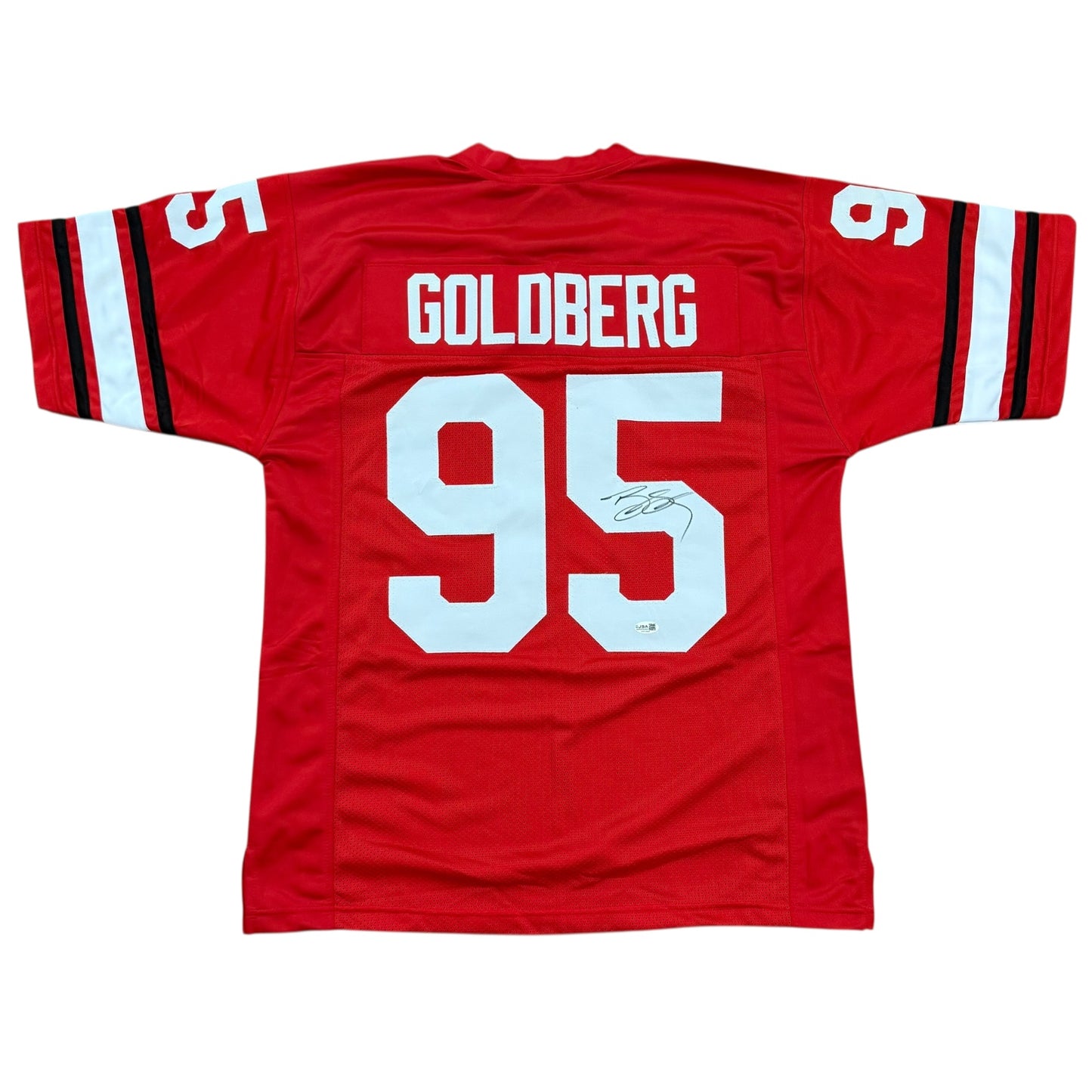 Bill Goldberg Autographed Georgia Bulldogs (Red #95) Custom Jersey - JSA