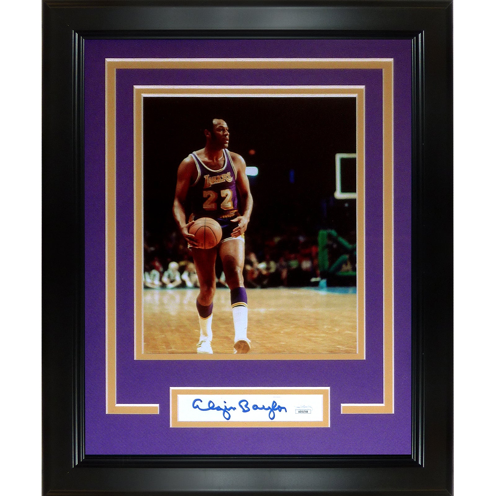 Elgin Baylor Autographed Los Angeles Lakers 