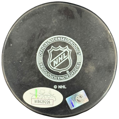 Uvis Balinskis Autographed Florida Panthers Logo Hockey Puck - JSA