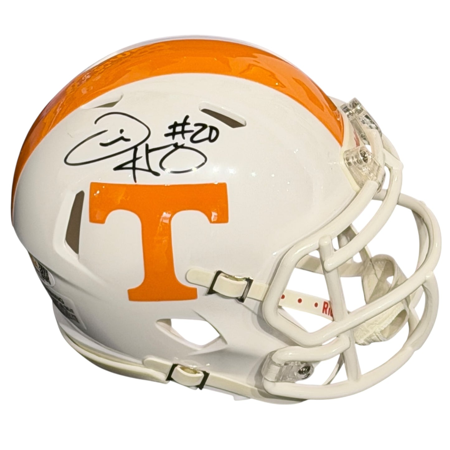 Travis Henry Autographed Tennessee Vols Mini Helmet - JSA