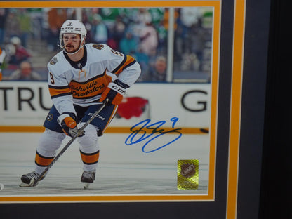 Filip Forsberg Autographed Nashville Predators (Winter Classic) Deluxe Framed 8x10 Photo - JSA