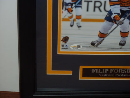 Filip Forsberg Autographed Nashville Predators (Winter Classic) Deluxe Framed 8x10 Photo - JSA