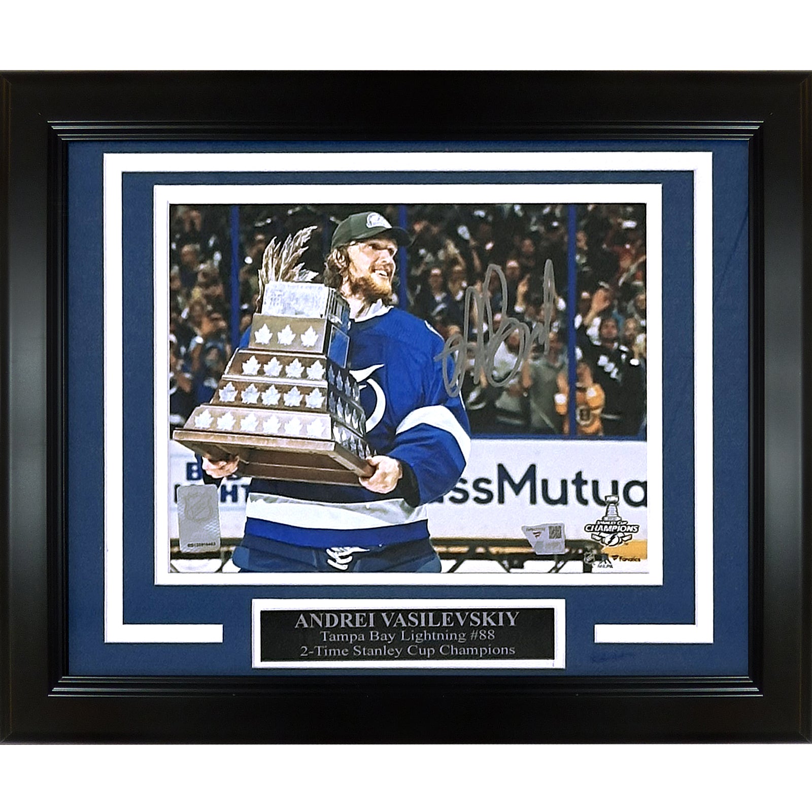 Andrei Vasilevskiy Autographed Tampa Bay Lightning (Conn Smythe Trophy) Framed 8x10 Photo - Fanatics