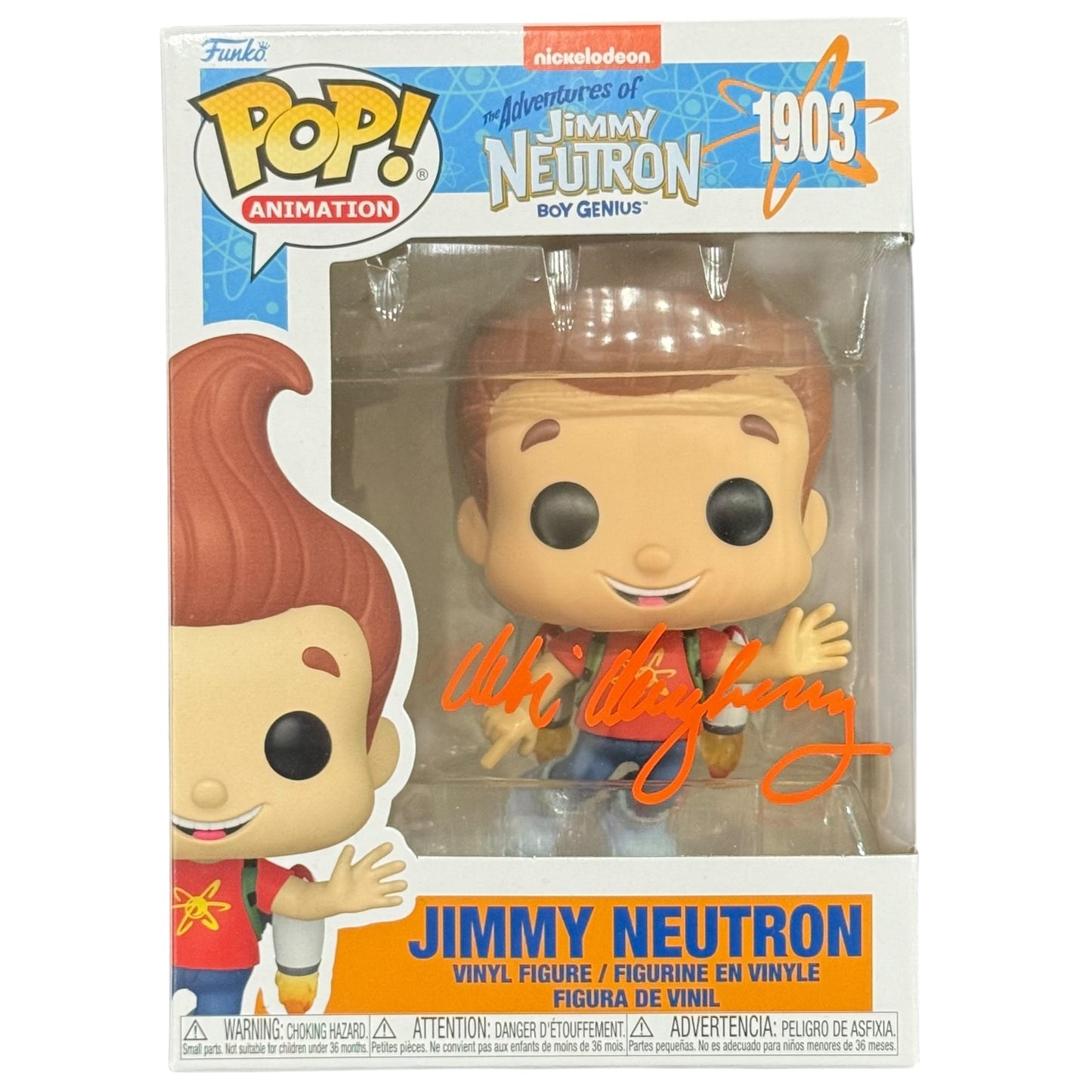 Debi Derryberry Autographed  Funko Pop! Jimmy Neutron with Jet Pack 1903 - JSA