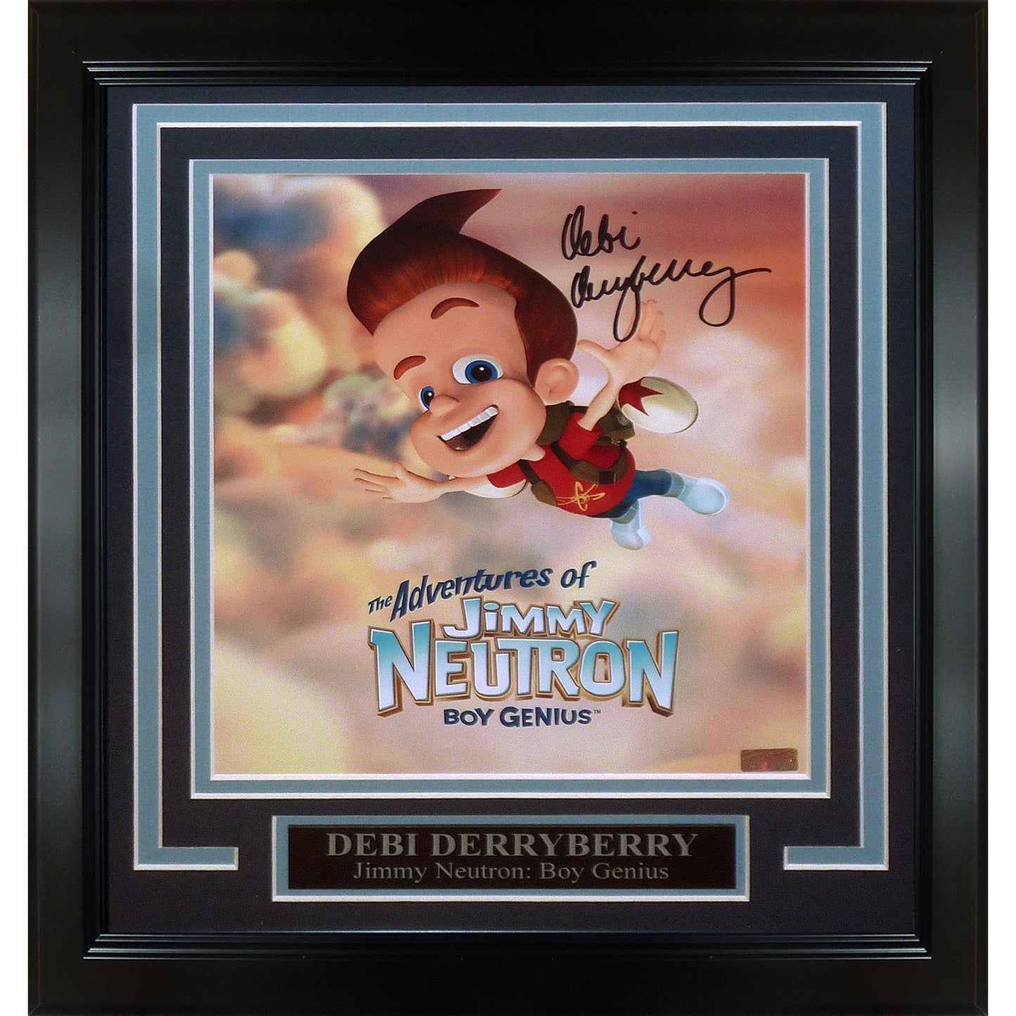 Debi Derryberry Autographed Jimmy Neutron Boy Genius Deluxe Framed 8x10 Photo - JSA