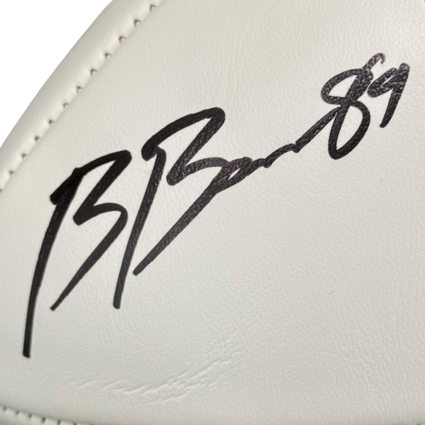 Brock Bowers Autographed Las Vegas Raiders Logo Football - Beckett