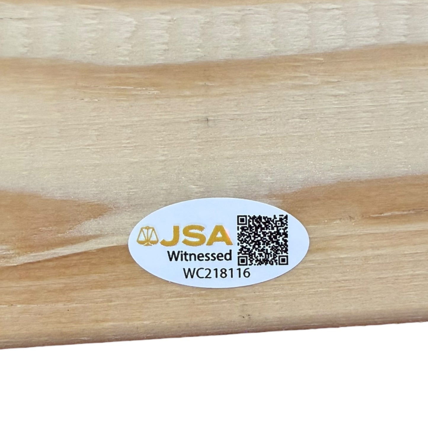 Hacksaw Jim Duggan Autographed WWE Wrestling Wooden 2"x4" with Inscriptions - JSA