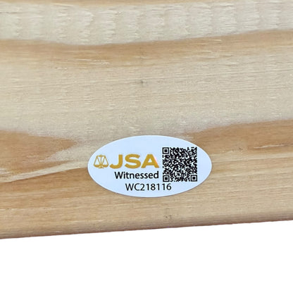 Hacksaw Jim Duggan Autographed WWE Wrestling Wooden 2"x4" with Inscriptions - JSA