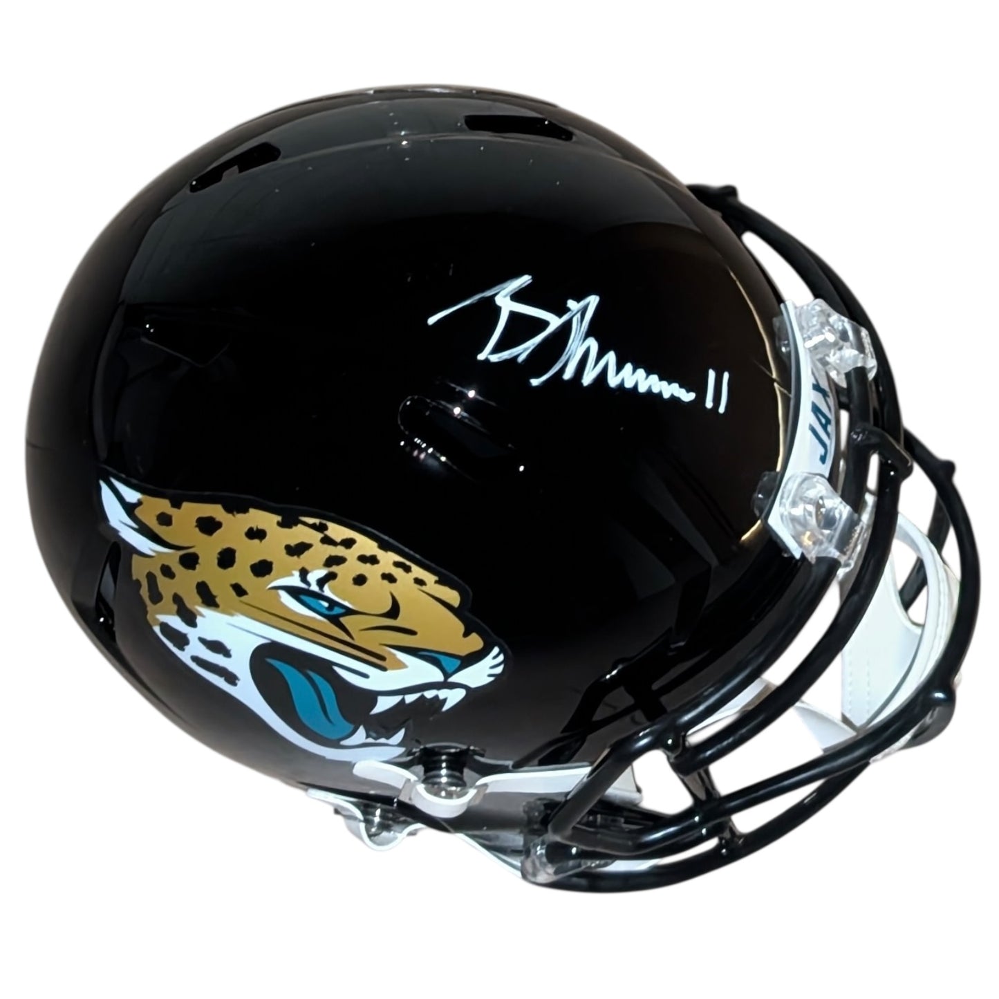 Brian Thomas Jr. Autographed Jacksonville Jaguars Deluxe Full-Size Replica Helmet - Fanatics